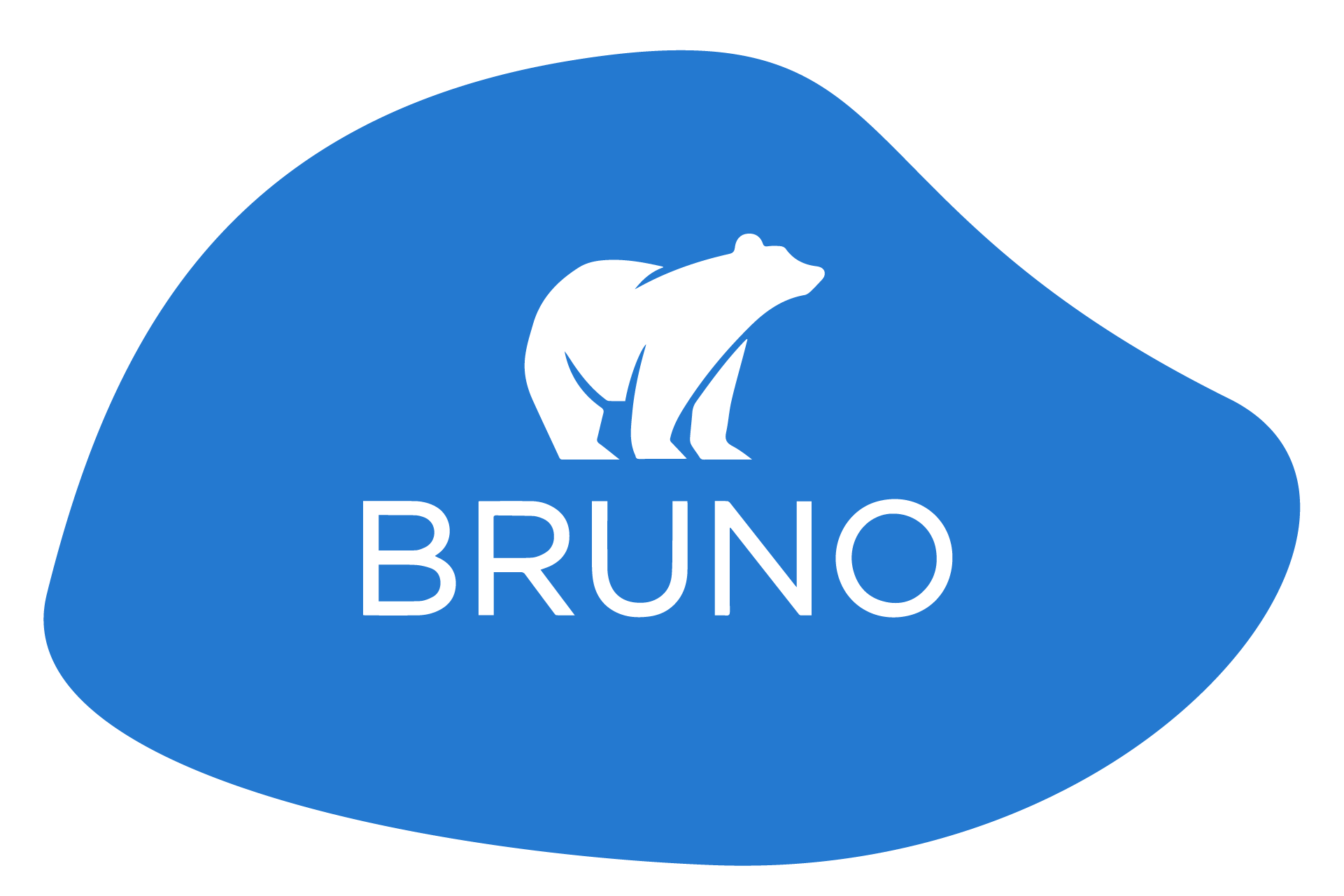 Bruno Logo, der typische Bär